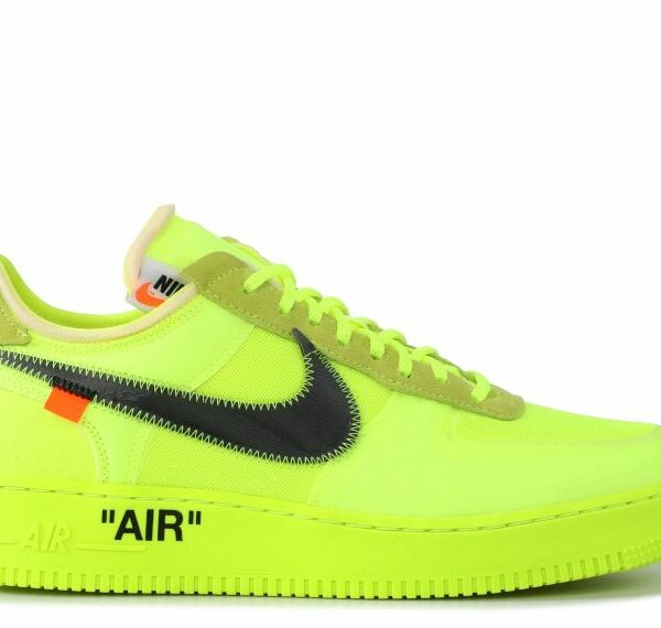 Nike Air Force 1 X Off-white fluo Volt *