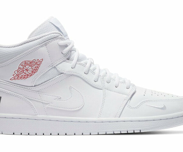 Nike Jordan 1 swoosh white Pers.