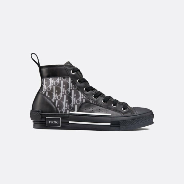 Sneakers Dior x jordan 1 nere ( black) pelle High Pers.