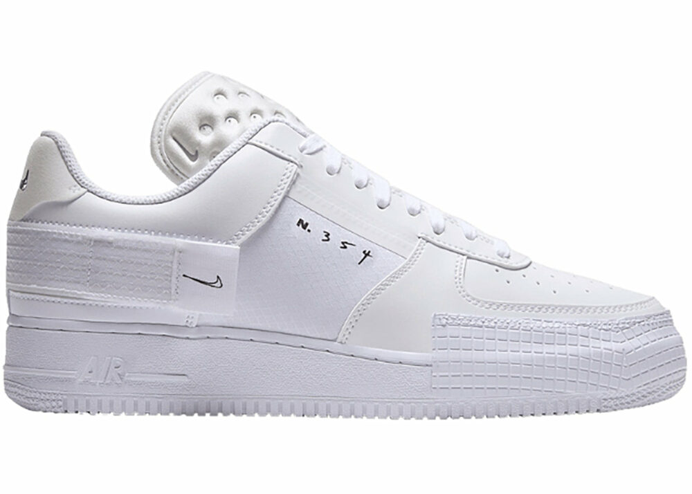 Nike AF1 Type Total White Pers.