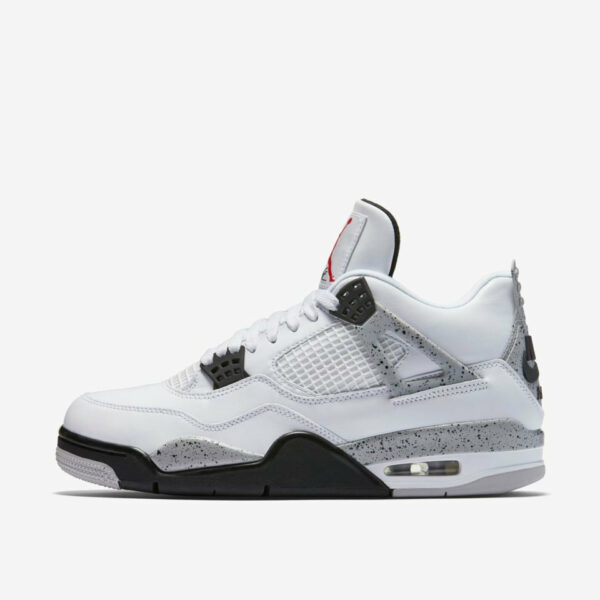 Jordan 4  Retro white Cement *