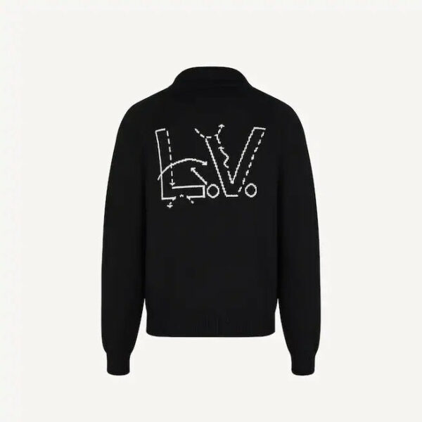 Maglione Louis Vuitton Black Pers.