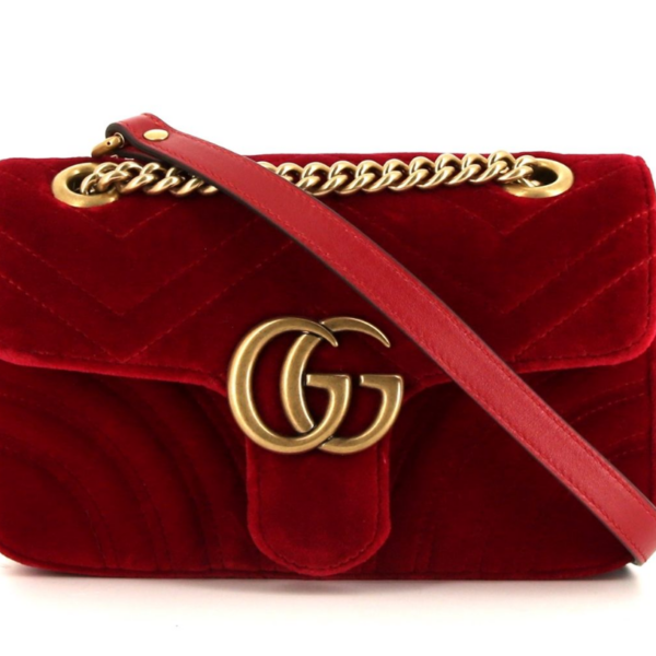 Borsa Gucci Marmont Velluto Pers.