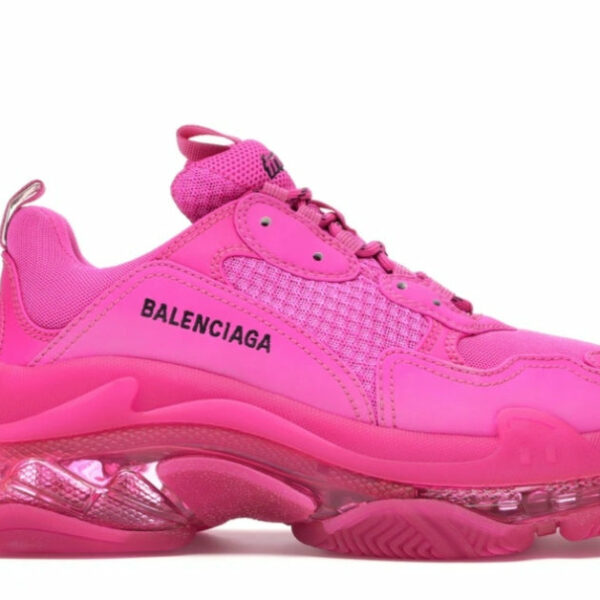 Balenciaga Triple S clear sole pink *