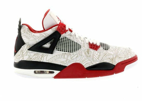 Jordan 4 Retro White Laser Pers