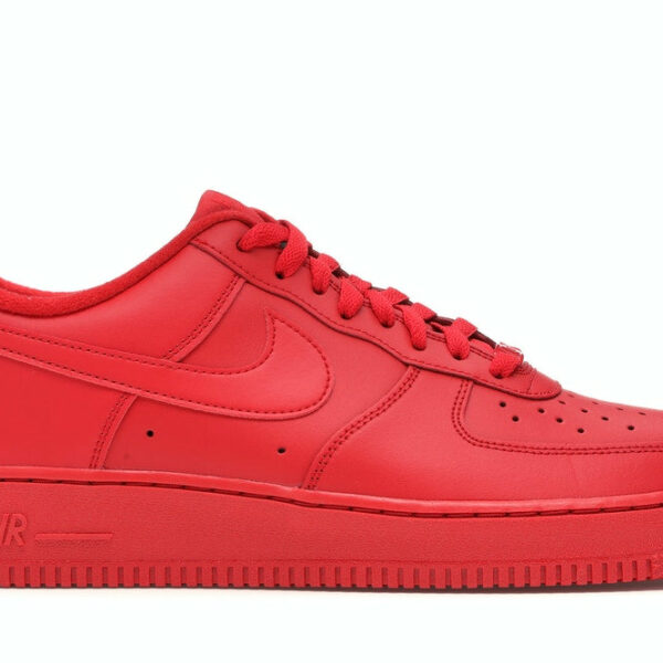 Nike air force 1 Triple Red Pers.