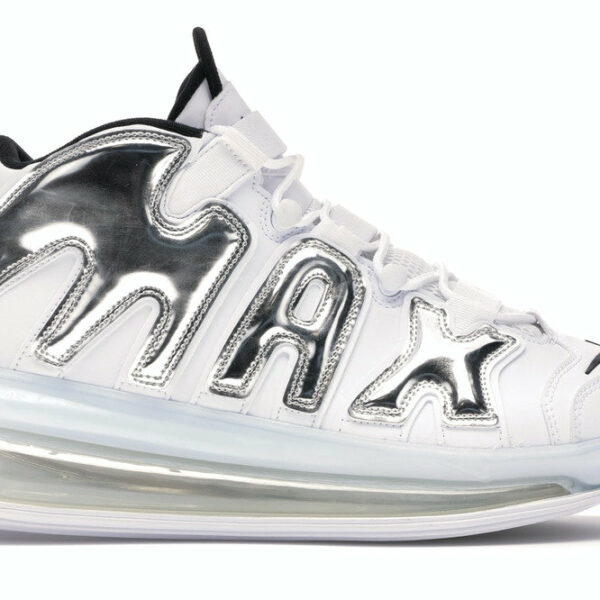 Nike UpTempo 720 White Metallic Silver *