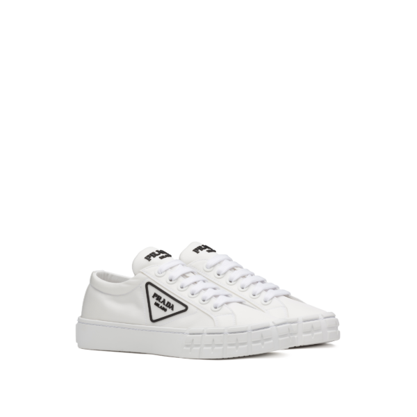 Prada Wheels Gabardine White Pers.