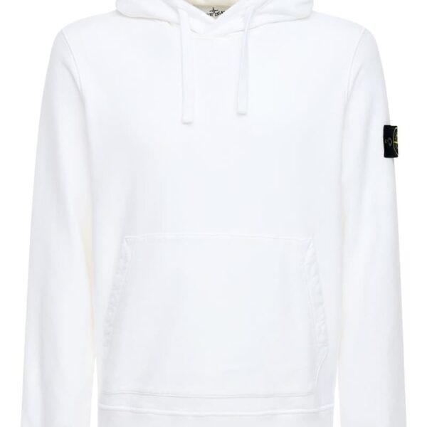 Felpa Stone Island Cappuccio White *