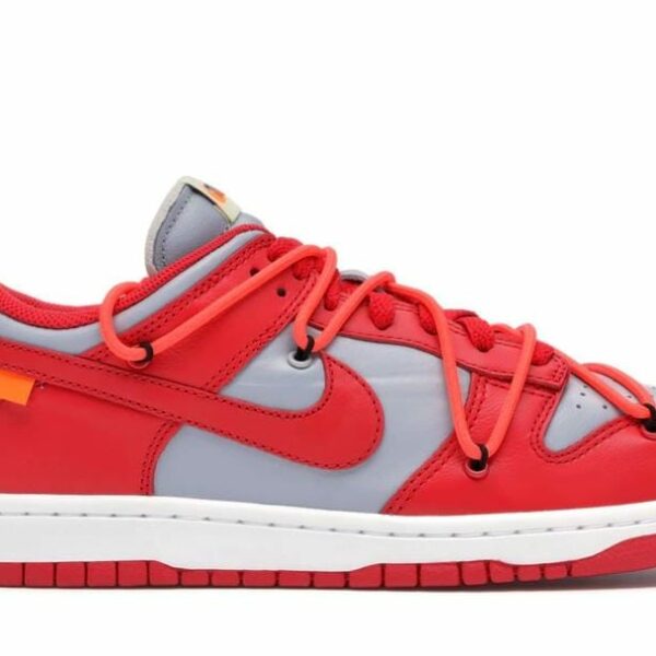 Nike Dunk University Off White Red pers