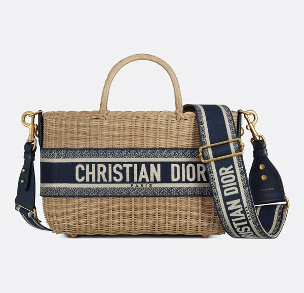 Dior Borsa a Sacchetto Wicker Pers.