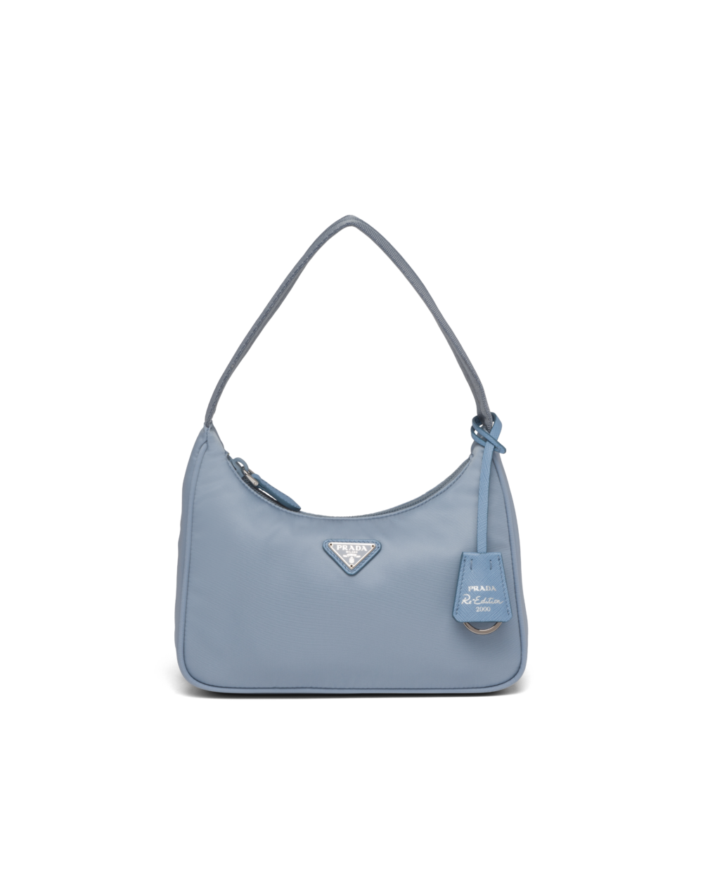 Mini Borsa Prada Re-Edition Nylon azzurra *