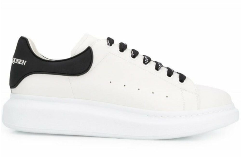 Alexander McQueen Larry retro nero (Black pers.