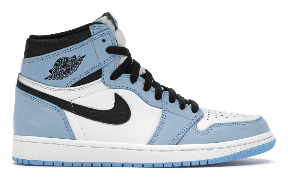 Jordan 1 White University Blue Black High *