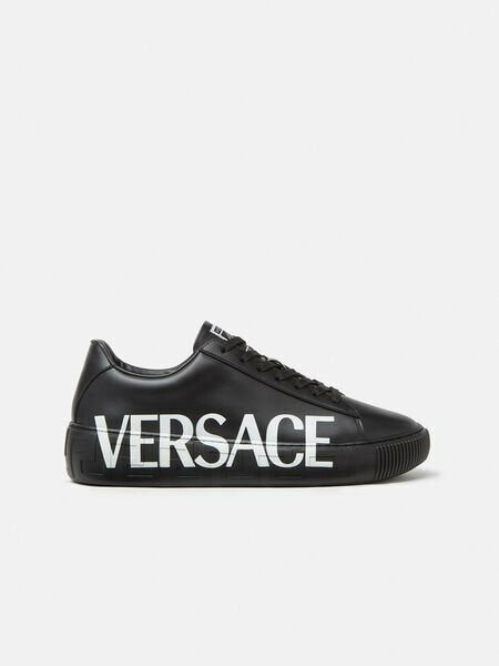 Versace Sneakers Con Logo Greca Pers.