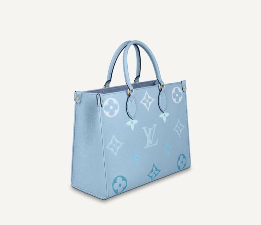 Borsa Louis Vuitton Onthego blu pers.