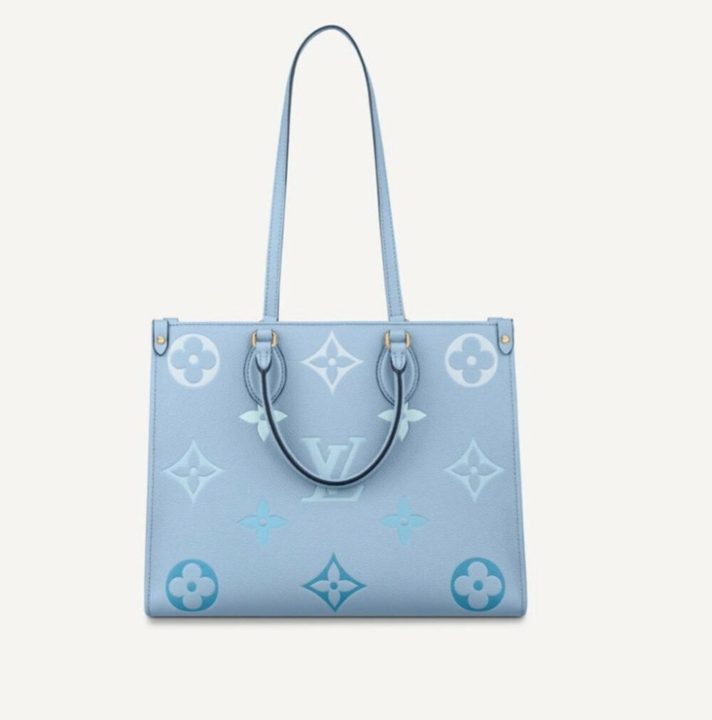 Borsa Louis Vuitton Onthego blu pers.