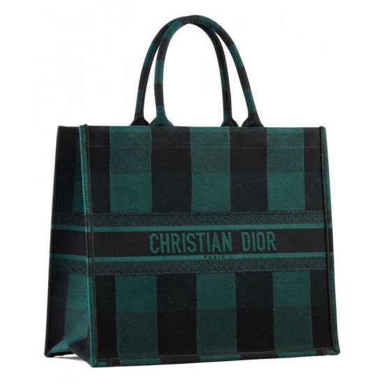 Dior Book Tote Green Pers.