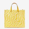 Borsa Fendi Canvas Giallo Pers.