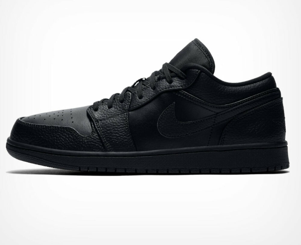 Jordan 1 Low Total Black pers.