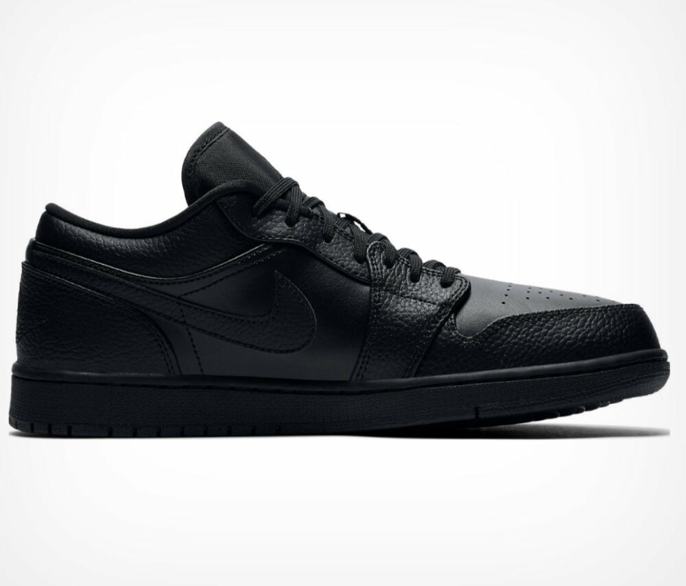 Jordan 1 Low Total Black pers.