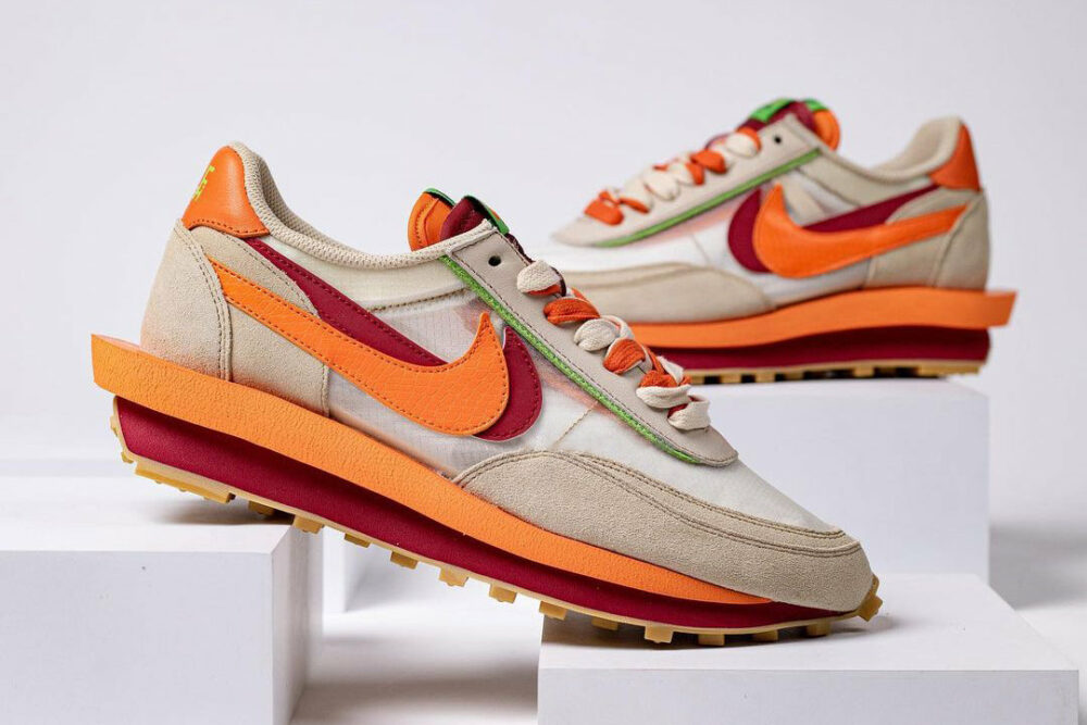 Nike Waffle Sacai Orange Pers.