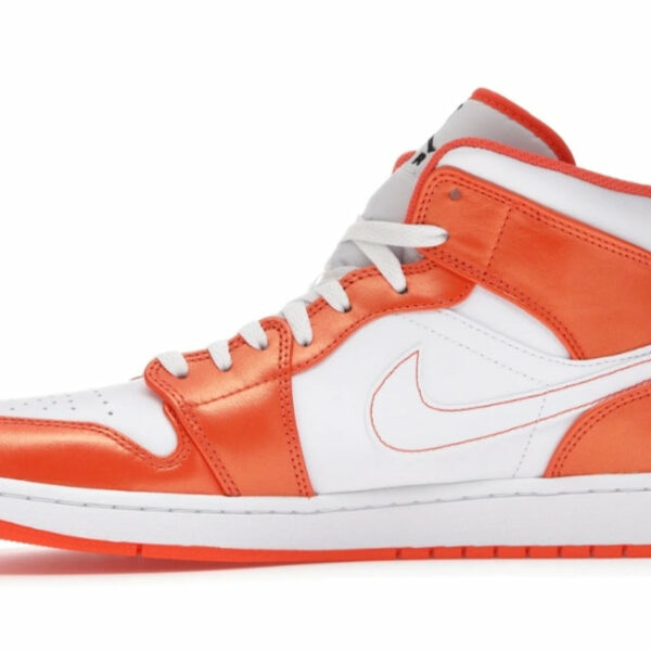 Jordan 1 Mid Mettalic Orange pers