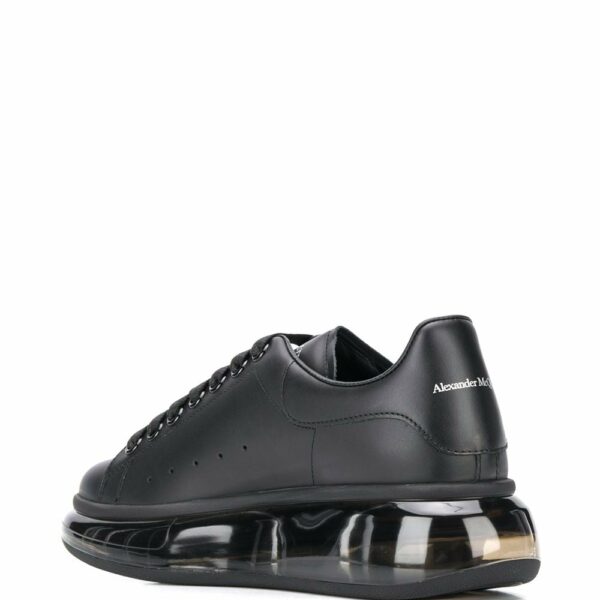 Alexander McQueen black retro Grey suola trasparente*