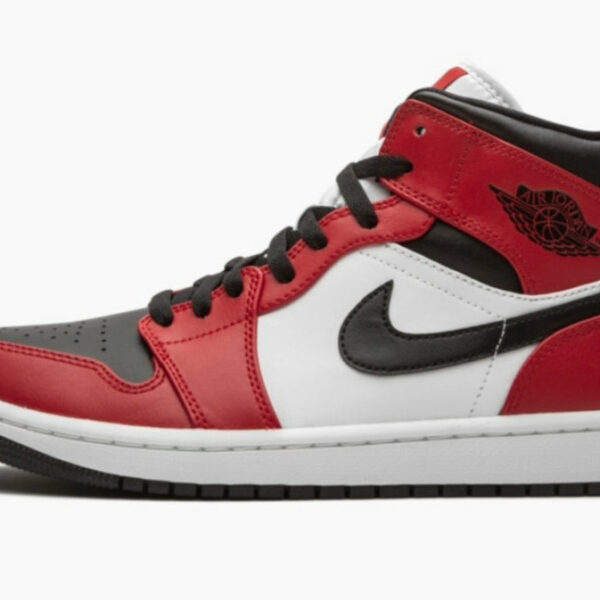 Nike Jordan 1 Mid Chicago Black Toe *