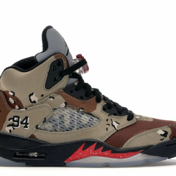 Jordan 5 Retro Supreme Desert CamoPers