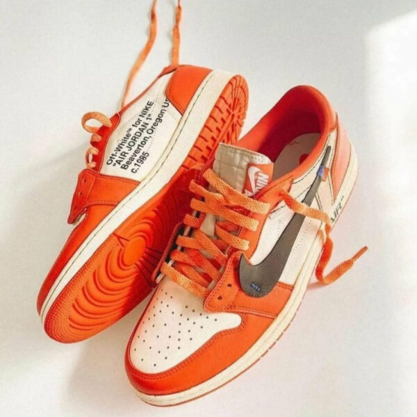 Nike Jordan 1 Low x Off-White Beaverto Oregon Orange 1985 *