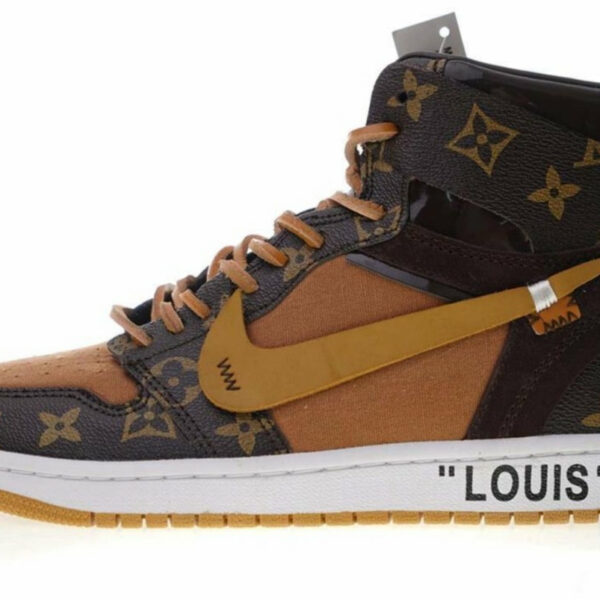 Nike air Jordan 1 High  x Off White Louis Vuitton by Virgil Abloh *