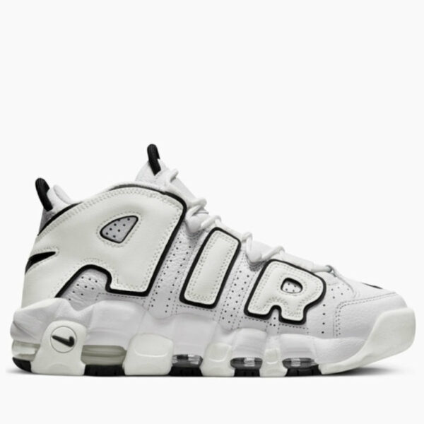 Nike UpTempo bianche contorno nero *