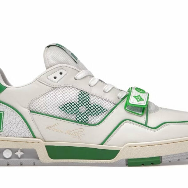 Louis Vuitton Trainer Green Mesh  *