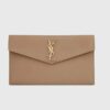 Pochette Goffrata Ysl Taupe *