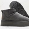 Ugg grigio con Plateau - immagine 2