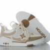Sneakers LV Skate bianca e beige *