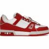 Sneakers LV Trainer Rosse e bianche*