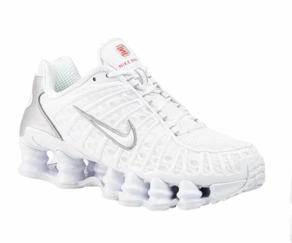 Nike Shox bianca retro grigio *