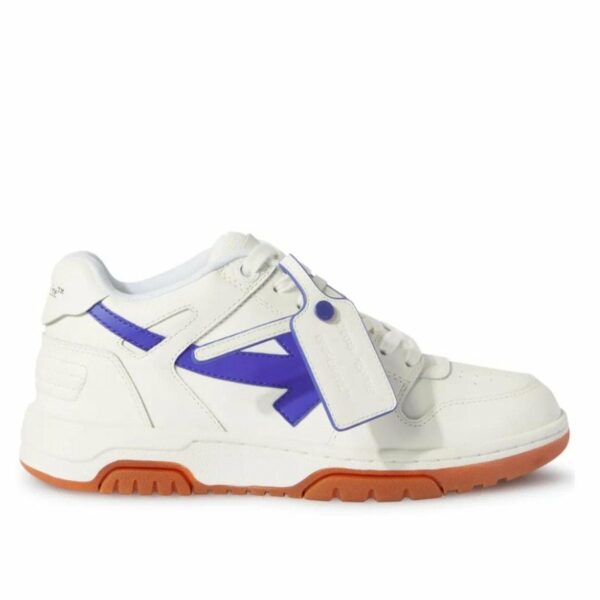 Sneakers Off White Out Office bianche e viola *