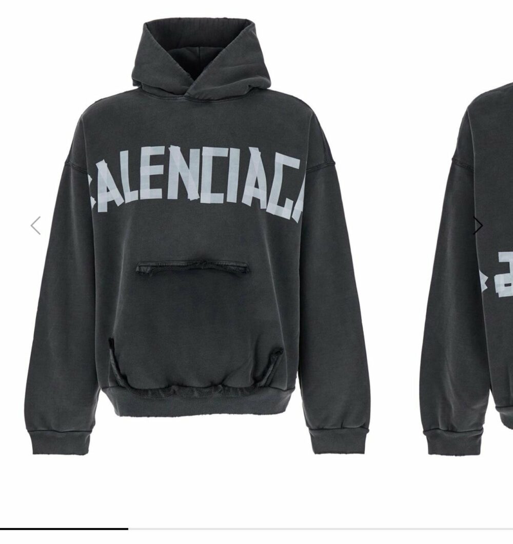 Felpa Balenciaga con scritta*