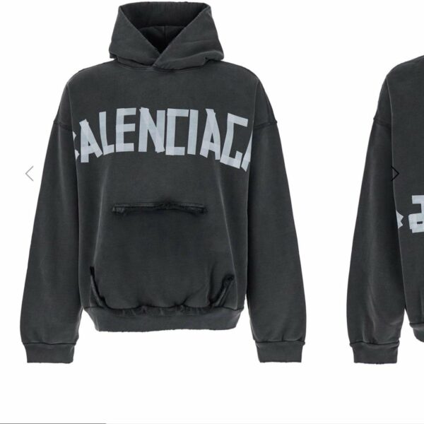 Felpa Balenciaga con scritta*